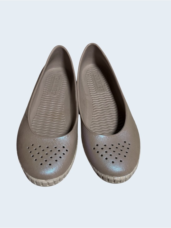 Skechers Shoes - Iridescent Taupe Slip-On Comfort Ballet Flat Size 6
